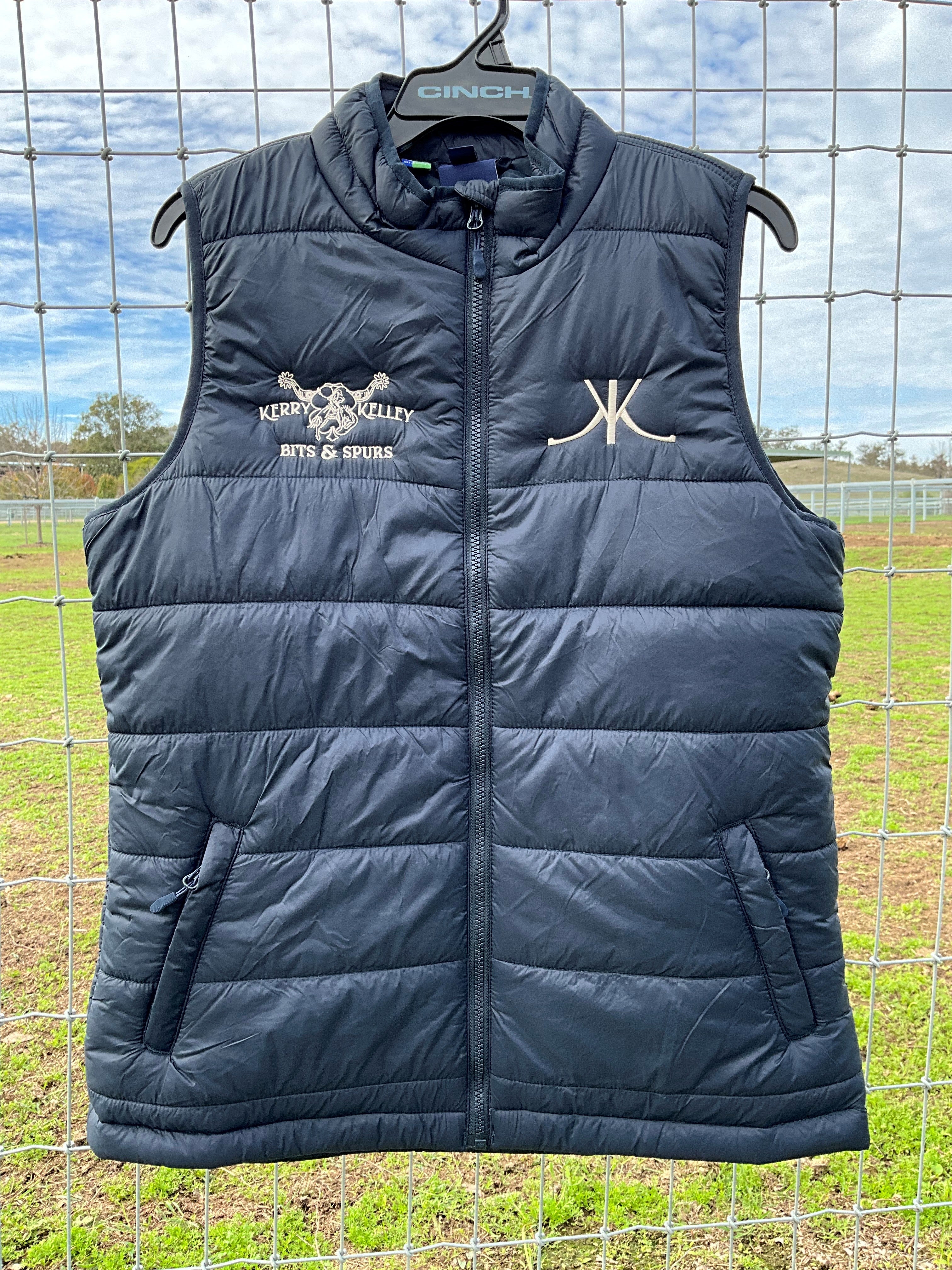Ladies Kerry Kelley Navy Puffer Vest