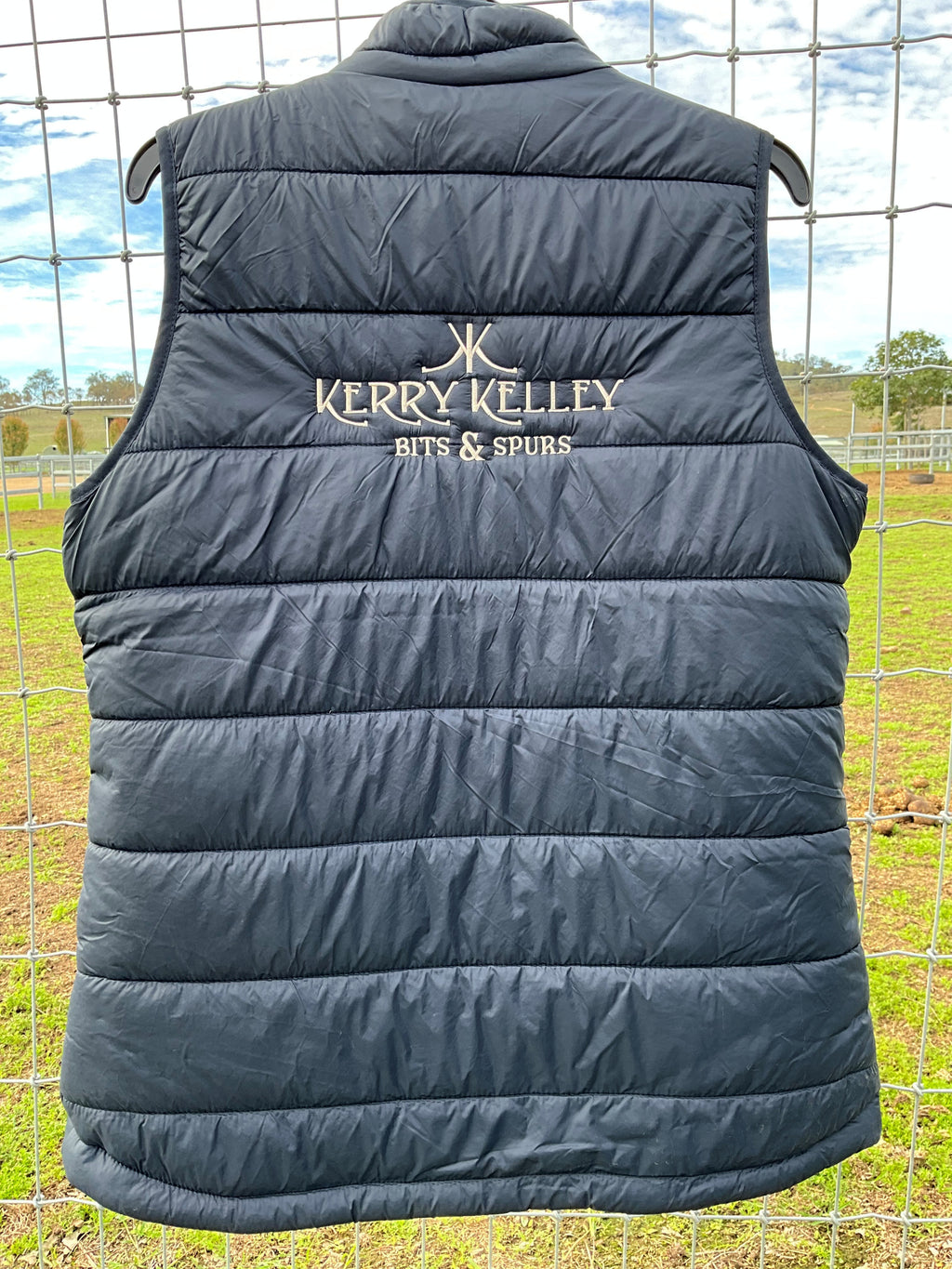 Ladies Kerry Kelley Navy Puffer Vest
